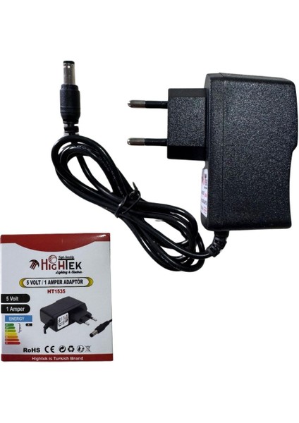 Hıghtek HT-1535 Adaptör 5 Volt 1 Amper 5.5x2.5mm