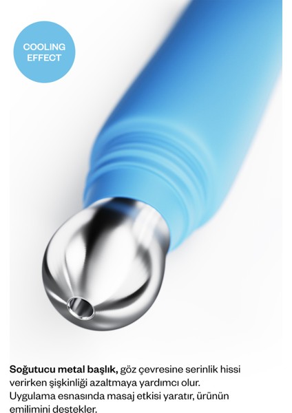 Cooling Eye Cream Göz Kremi |göz Çevresi Nemlendirici Avokado Kafein Gingseng Moringa modelleri