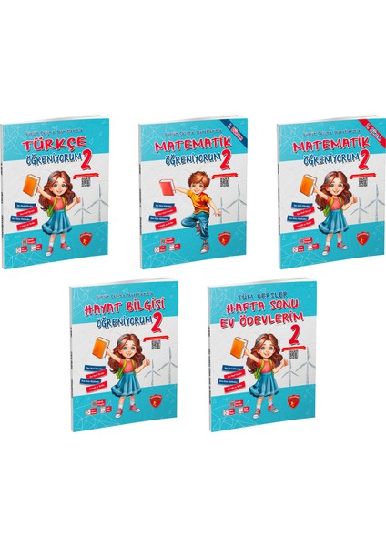 Çalışkan Arı 2. Sınıf Öğreniyorum Set 5 Kitap 2025