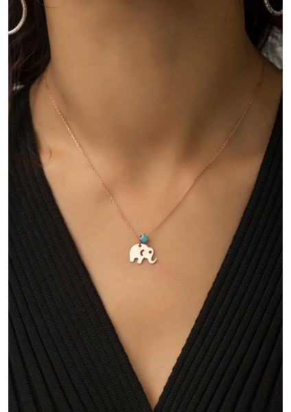 Nazar Boncuklu Fil Kolye Rose fiyatları