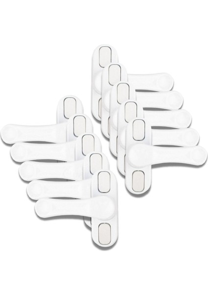 Pvc Kapı ve Pencere Emniyet Kilidi 10 Adet Çekmeli Pimapen Kilit