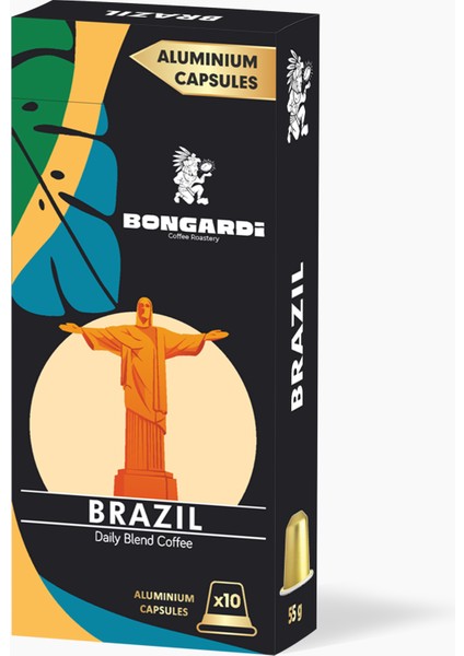 Brezilya Blend Nespresso Uyumlu Alüminyum Kapsül Kahve