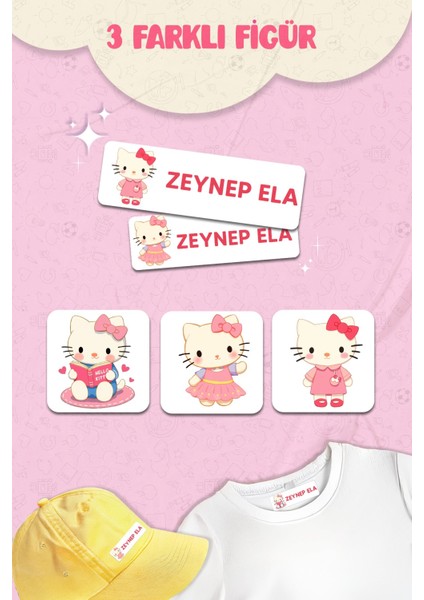Kıyafet Etiketi - Okul Kıyafetlerine Kişiye Özel 30 Saniyede Kolay Uygulama Yıkanabilir - Hello Kety fiyatları