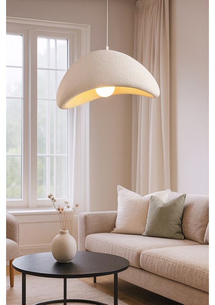 Wabi Sabi Beton Sarkıt Bone Iskandinav Avize Aydınlatma