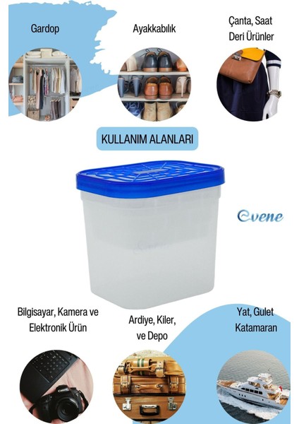 Nem Alıcı Cihaz Aparat 2 Adet 200 gr Tabletler Dahil Rutubet Giderici Önleyici Emici Küf Engelleyici