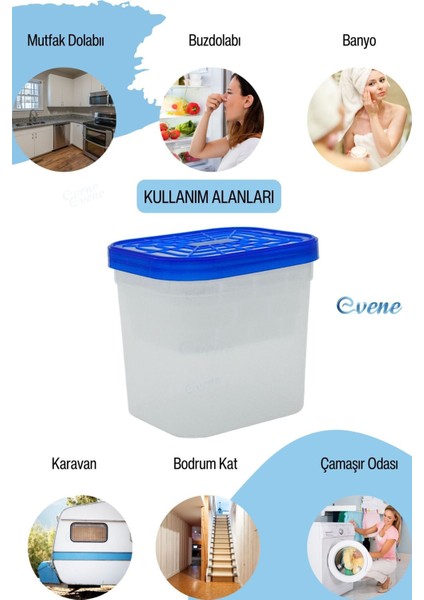 Nem Alıcı Cihaz Aparat 2 Adet 200 gr Tabletler Dahil Rutubet Giderici Önleyici Emici Küf Engelleyici