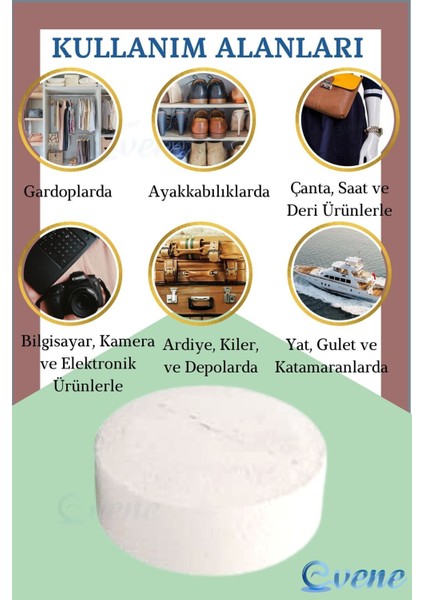 Nem Alıcı 2 Adet 450 gr Yedek Tablet Rutubet Giderici Önleyici Emici Küf Engelleyici