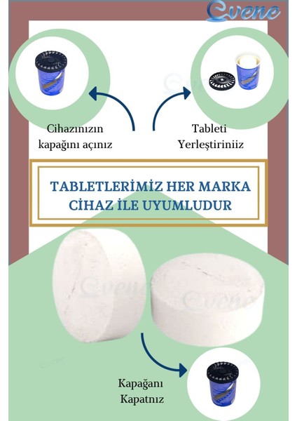 Nem Alıcı 2 Adet 450 gr Yedek Tablet Rutubet Giderici Önleyici Emici Küf Engelleyici