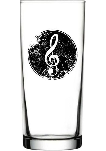Nota Baskılı Rakı Bardağı - Müzik Model Rakı Bardağı