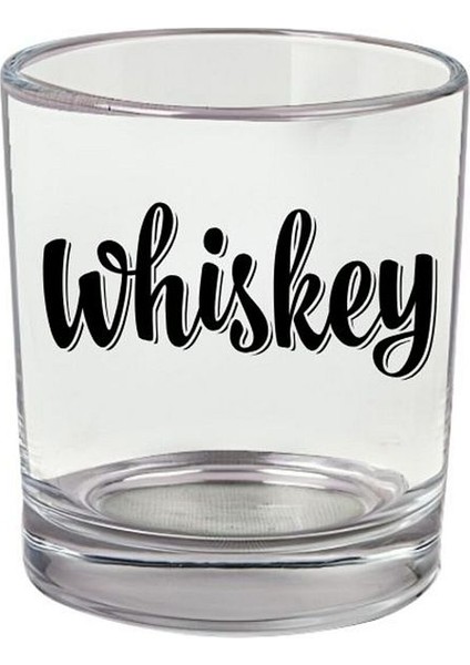 Vhiskey Yazılı Viski Bardağı - Viski Bardak