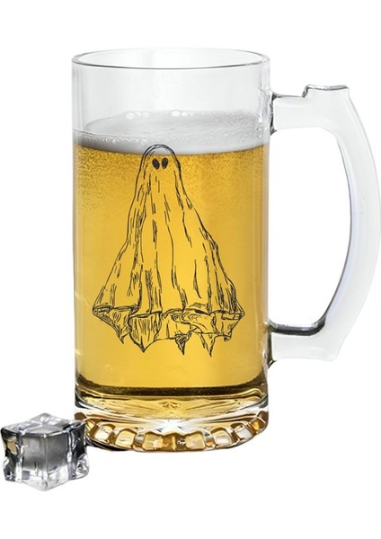 Hayalet Baskılı Bira Bardağı - Bira Bardak