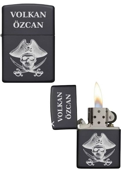 Kişiye Özel Korsan Model Metal Çakmak