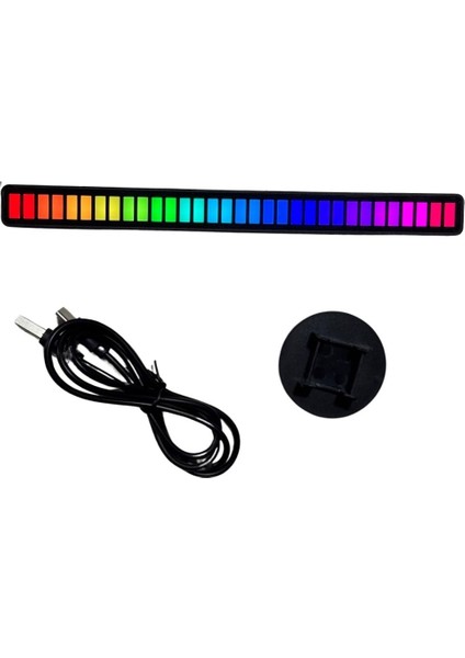 Hıghtek Rgb Sese Duyarlı Dik Ekolayzer 21CM L021