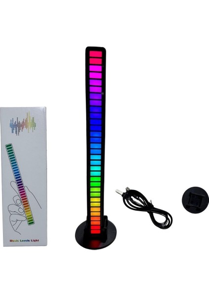 Hıghtek Rgb Sese Duyarlı Dik Ekolayzer 21CM L021 fiyatları