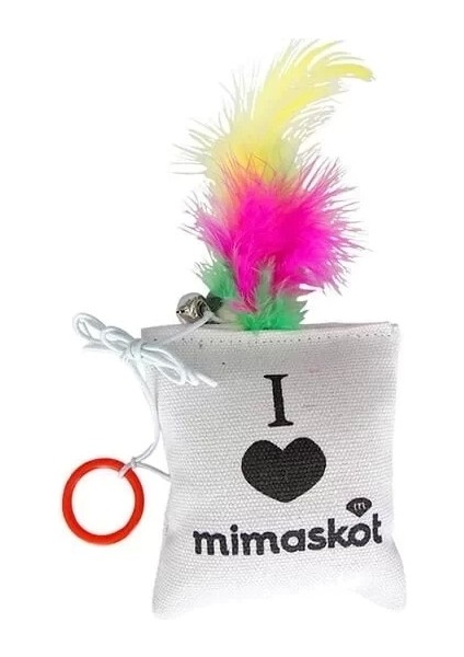 Eastland Parmağa Takılan Tüylü Peluş Kedi Oyuncağı 8x9 cm