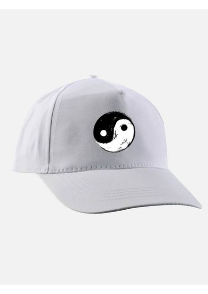 Iyilik Sembol Baskılı Şapka - Iyilik ve Kötülük Logolu Şapka