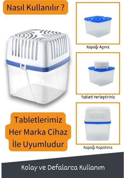 Nem Alıcı Rutubet Giderici Yedek Tablet 450 gr 3 Adet Rutubet Önleyici