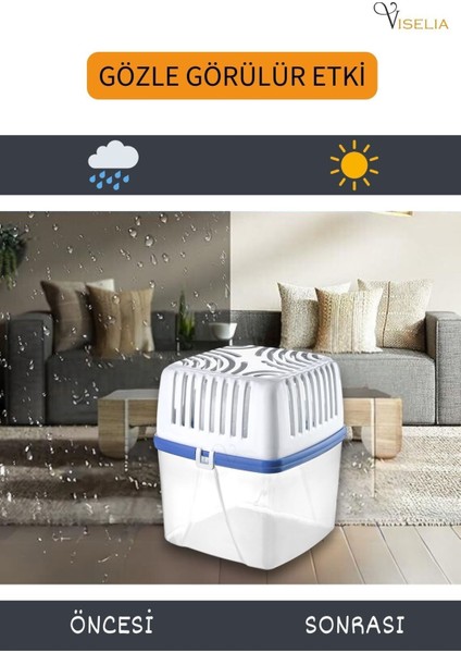 Nem Alıcı Rutubet Giderici Yedek Tablet 450 gr 3 Adet Rutubet Önleyici