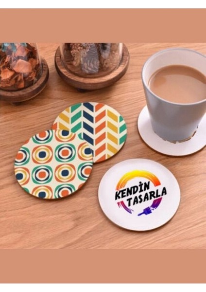 Kişiye Özel Bardak Altlığı - Yuvarlak Bardak Altlığı - Fotoğraflı Bardak Altlığı