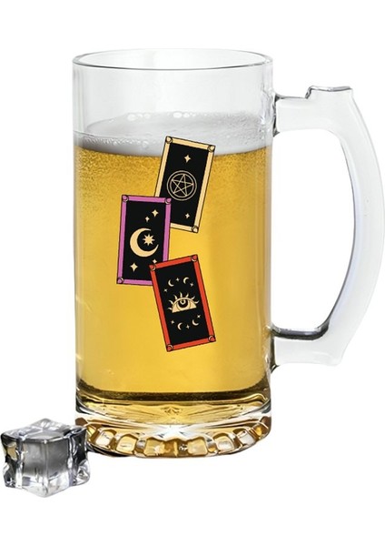Astroloji Baskılı Bira Bardağı - Bira Bardak