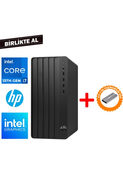 Pro Tower 290 G9 I7-13700 32GB 1tb SSD W11P + Vıt 1 Tb SSD B6JC5ES 043