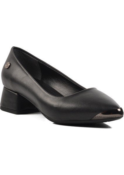 Siyah Topuklu Kadın Abiye Ayakkabı PC-54234 Z modelleri