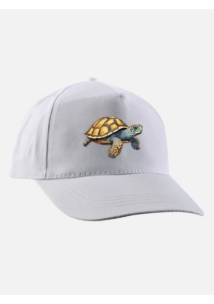 Kaplumbağa Baskılı Şapka - Kaplumbağalı Şapka