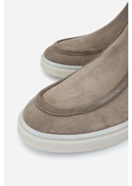 Erkek Hakiki Deri Vizon Süet Casual Bot 698 1147-2 Erk Bot SK24-25 Vızon Suet modelleri