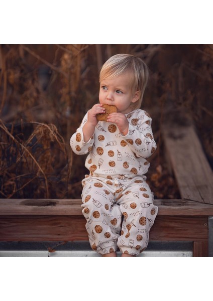 Kurabiye Canavarı Uzun Kollu Body Pantolon Set