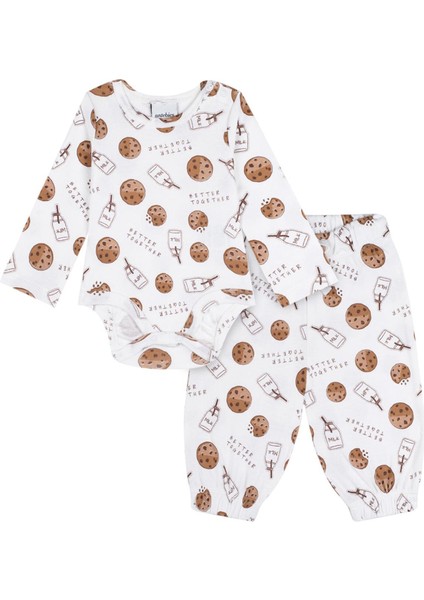Kurabiye Canavarı Uzun Kollu Body Pantolon Set fiyatları