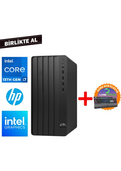 Pro Tower 290 G9 I7-13700 32GB 1tb SSD W11P + Gaming Klavye B6JC5ES 041