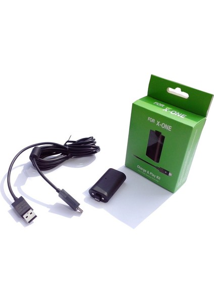 Xbox One S-X Gamepad Batarya Kablo Şarj Kiti Set