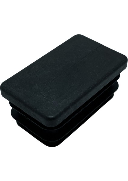Dikdörtgen Demir Profil Iç Tapa Geçme Plastik Ayak Geçme Koruma PLASTIĞI(40MM x 30MM)(SİYAH) fiyatları