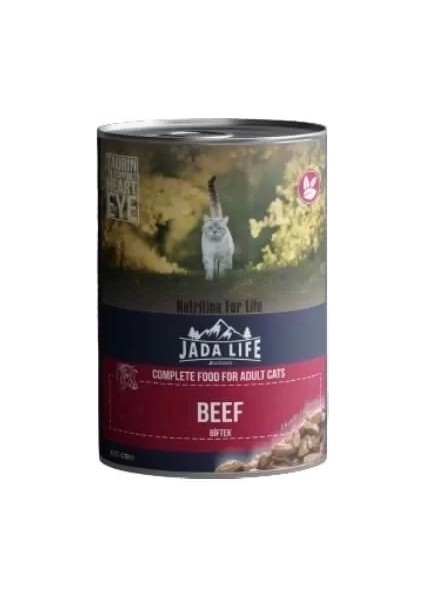 Jada Life Biftekli Parça Etli Yetişkin Konserve Kedi Maması 415 gr