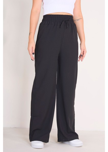 Beli Lastikli Pantolon Siyah - 27074 modelleri