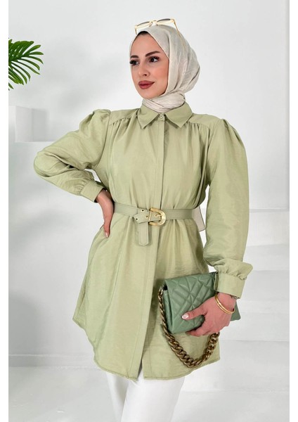 Haki Tesettür Tunik