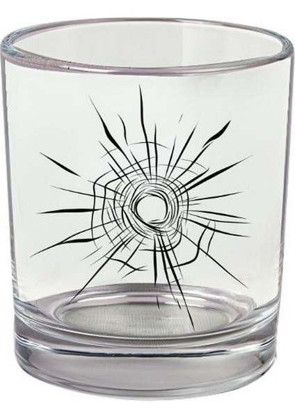 Kırık Baskılı Viski Bardağı - Kırık Model Bardak