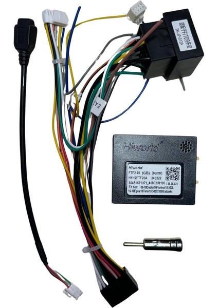 Oto Tablet Çerçeve Fıat Fıorıno 2008+ 10.1" Siyah TAC-272F modelleri