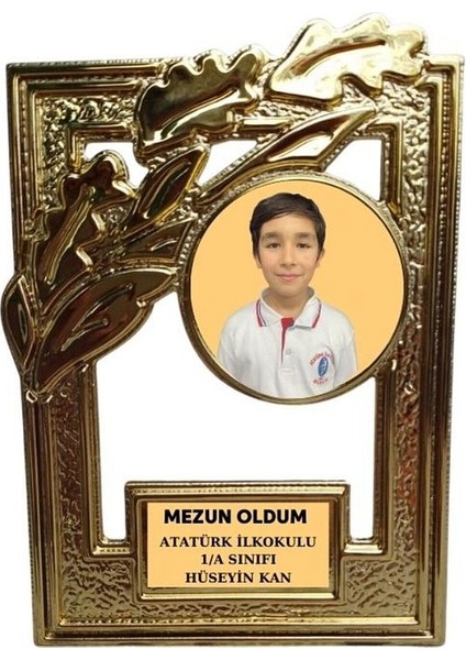 24 Adet Kişiye Özel Plaket - Mezuniyet Plaketi - Öğrenci Plaketi - Okuyorum Plaketi ( 24 Adet )