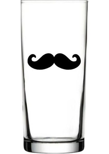 Bıyık Baskılı Rakı Bardağı - Bıyıklı Rakı Bardağı