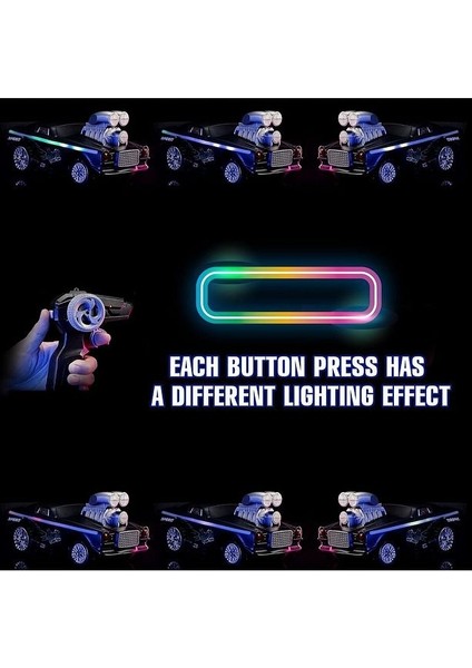 Uzaktan Kumandalı Full Fonksiyon Şarjlı Işıklı 2.4g Crazon (Çılgın) Renkli Drift Araba 15 Km/hız Yeşil fiyatları