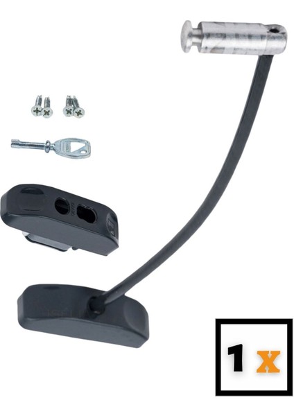 Antrasit Pencere Kilidi Halatlı Çocuk Güvenlik Emniyet Hırsız Pimapen Pvc Kapı Bebek Kilidi