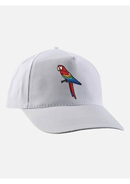 Papağan Baskılı Şapka - Papağanlı Şapka