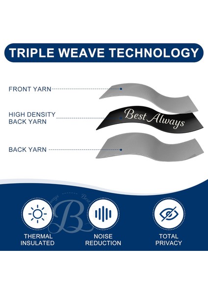 Elisyaavm Blackout Karartma Işık ve Güneş Geçirmeyen Pilesiz Perde indirimleri
