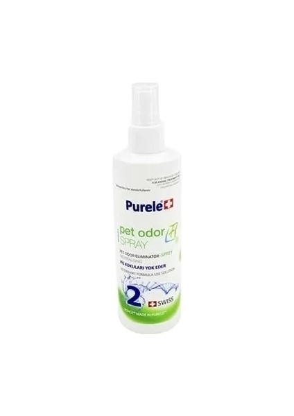 Purele Pet Odor Kedi ve Köpek Kötü Koku Giderici Sprey 250 ml