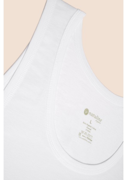 Erkek Organik Pamuklu Penye Atlet 6'lı Paket