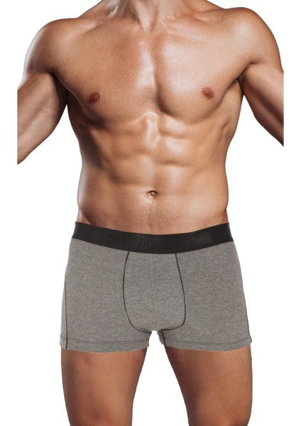 Bambu Sport Erkek Boxer Gri Melanj