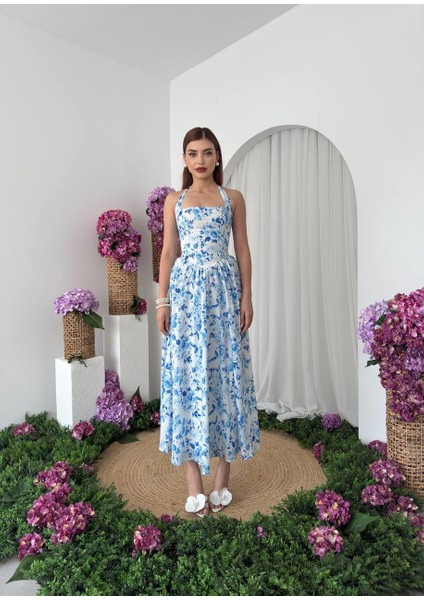 Rans Çiçek Desen Midi Elbise indirimleri