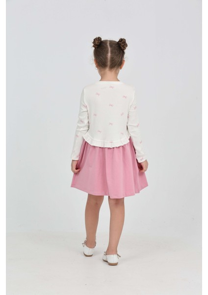 Kız Çocuk Fiyonk Baskılı Elbise indirimleri