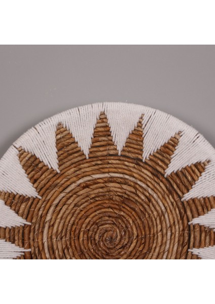 Mylamp Milet 40X9 cm Çap- Doğal Abaka Duvar Tabağı fiyatları